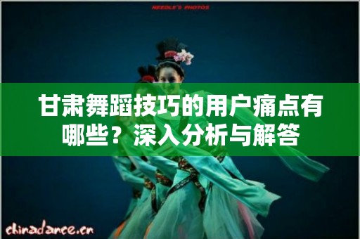 甘肃舞蹈技巧的用户痛点有哪些？深入分析与解答