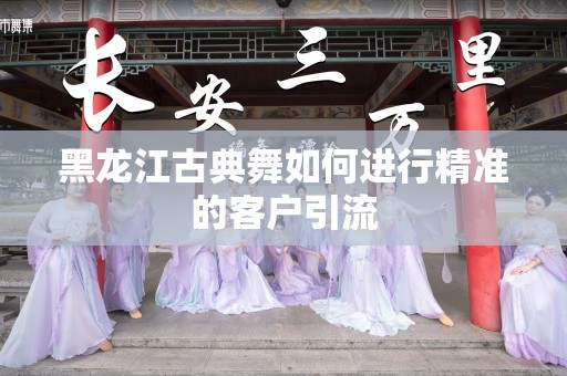黑龙江古典舞如何进行精准的客户引流
