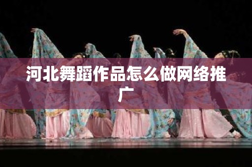 河北舞蹈作品怎么做网络推广