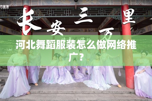 河北舞蹈服装怎么做网络推广？