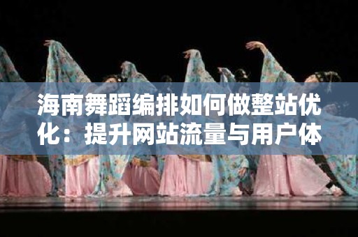 海南舞蹈编排如何做整站优化：提升网站流量与用户体验的全面指南