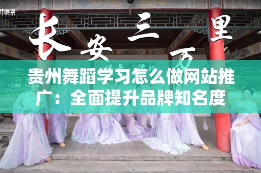 贵州舞蹈学习怎么做网站推广：全面提升品牌知名度