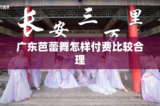 广东芭蕾舞怎样付费比较合理