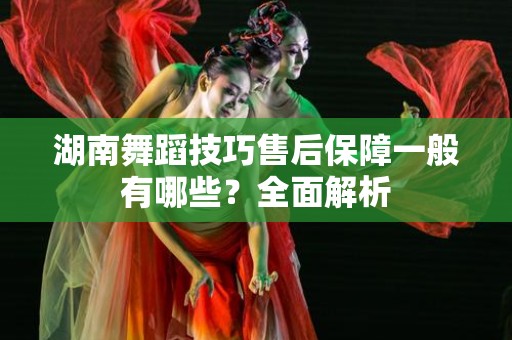湖南舞蹈技巧售后保障一般有哪些？全面解析
