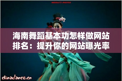海南舞蹈基本功怎样做网站排名：提升你的网站曝光率