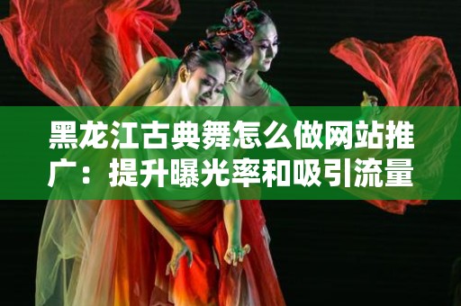 黑龙江古典舞怎么做网站推广：提升曝光率和吸引流量的策略