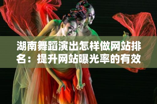 湖南舞蹈演出怎样做网站排名：提升网站曝光率的有效策略