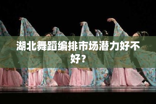湖北舞蹈编排市场潜力好不好？