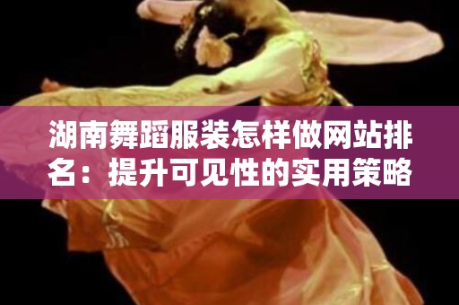 湖南舞蹈服装怎样做网站排名：提升可见性的实用策略