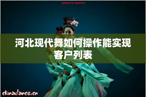 河北现代舞如何操作能实现客户列表