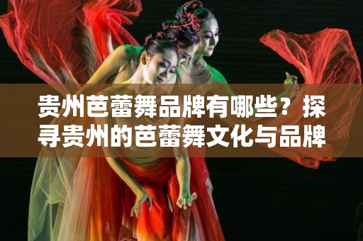 贵州芭蕾舞品牌有哪些？探寻贵州的芭蕾舞文化与品牌