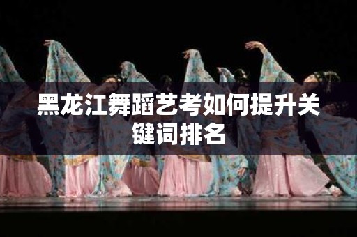 黑龙江舞蹈艺考如何提升关键词排名
