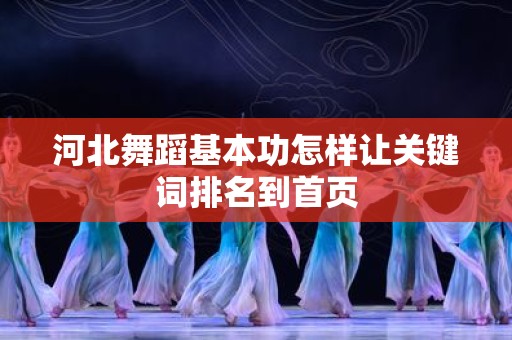 河北舞蹈基本功怎样让关键词排名到首页