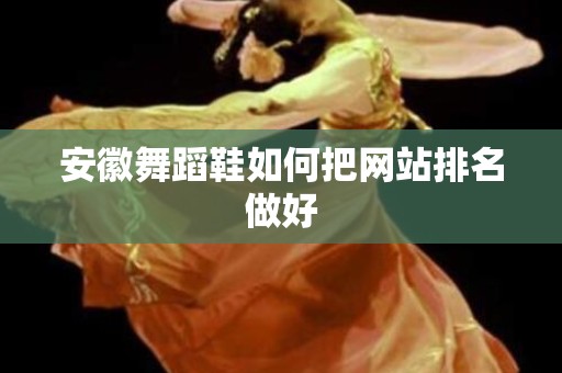 安徽舞蹈鞋如何把网站排名做好