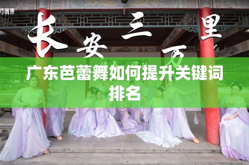 广东芭蕾舞如何提升关键词排名