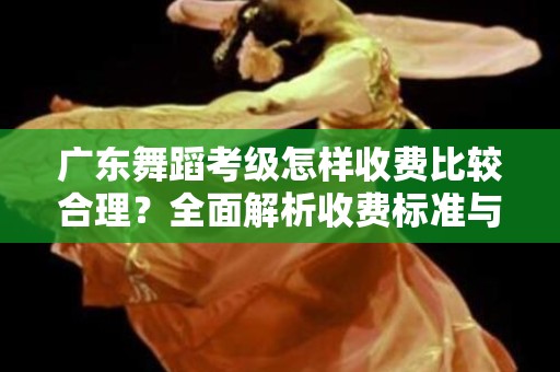 广东舞蹈考级怎样收费比较合理？全面解析收费标准与建议