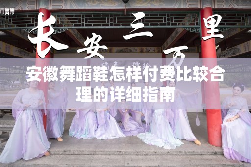 安徽舞蹈鞋怎样付费比较合理的详细指南
