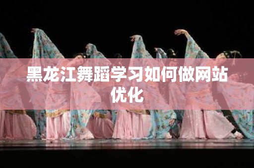 黑龙江舞蹈学习如何做网站优化