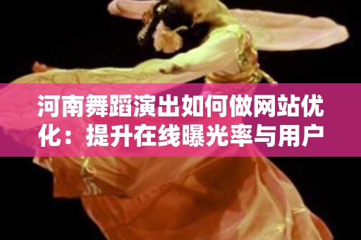河南舞蹈演出如何做网站优化：提升在线曝光率与用户体验