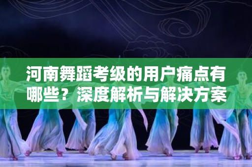 河南舞蹈考级的用户痛点有哪些？深度解析与解决方案