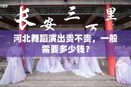 河北舞蹈演出贵不贵，一般需要多少钱？